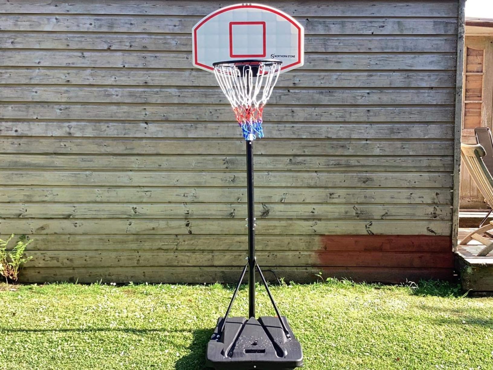 Adjustable Portable Basketball Hoop Stand and Net photo review