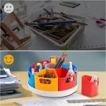 Rotating Desk Organiser for Kids Desk - Imagen 6