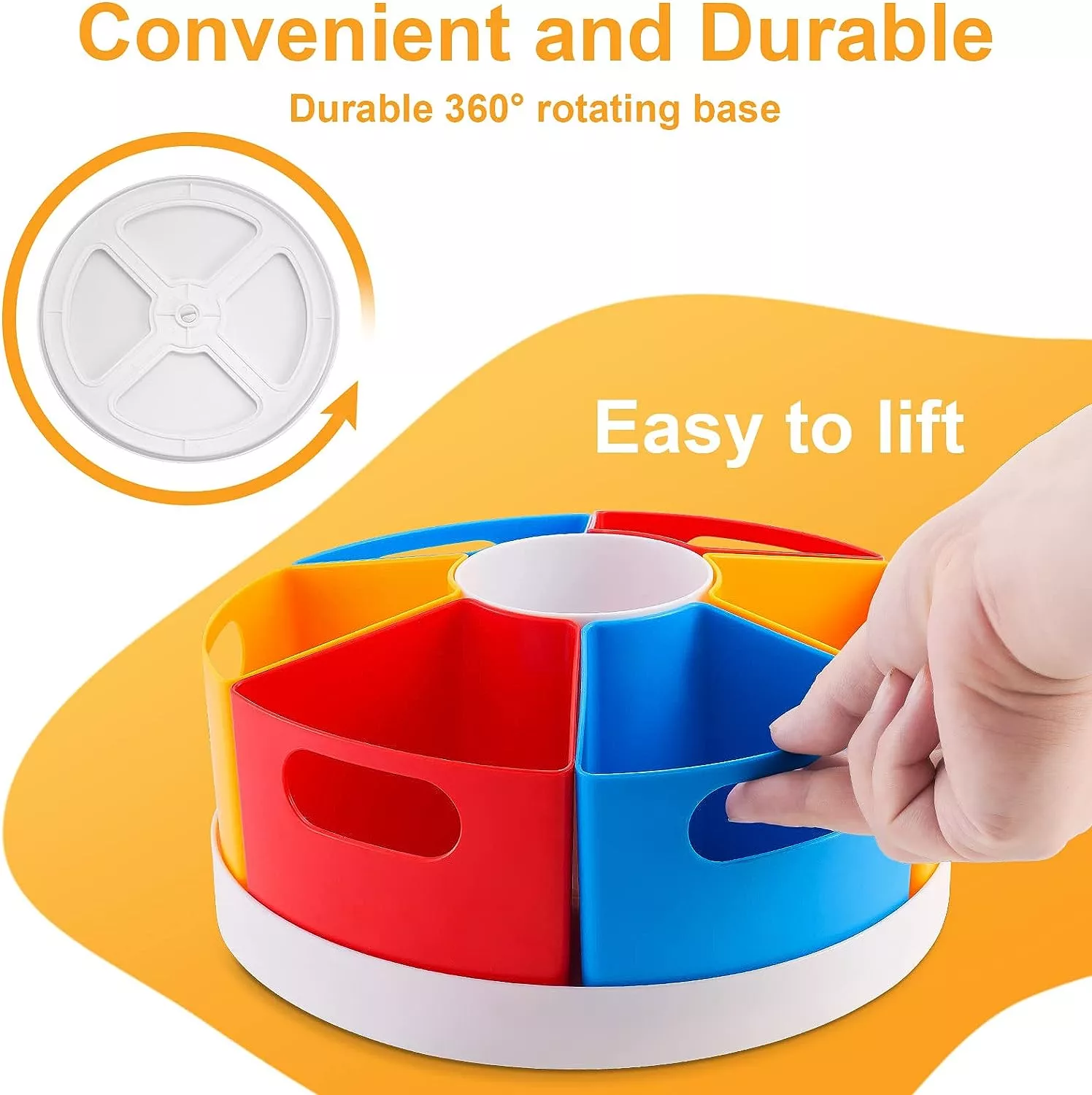 Rotating Desk Organiser for Kids Desk - Imagen 4