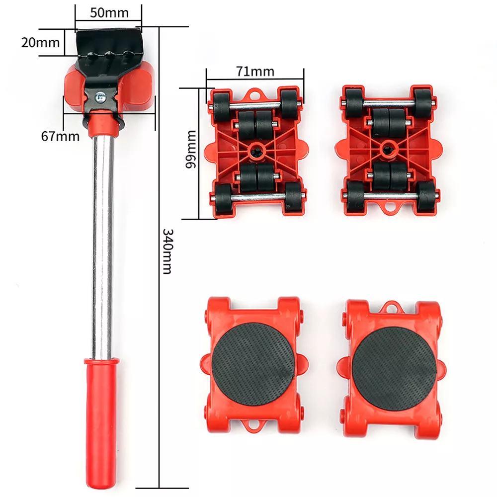 Furniture Lifter Tool Roller Set – Bild 8