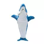 Shark Sleeping Bag - Pajamas Blanket Hoodie - Imagen 2