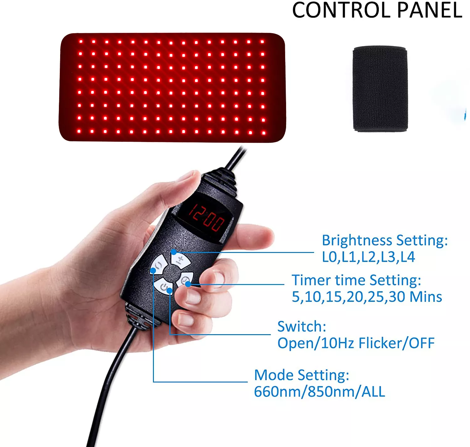 Red LED Light Therapy Belt - immagine 6