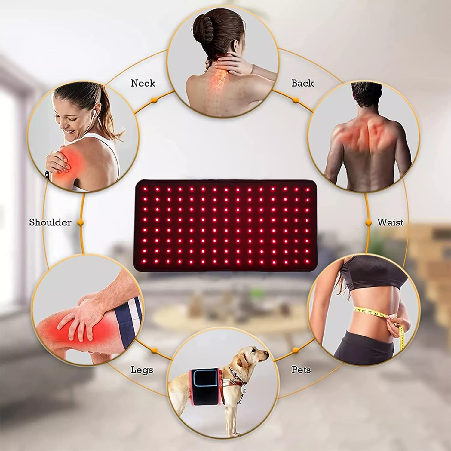 Red LED Light Therapy Belt - immagine 2