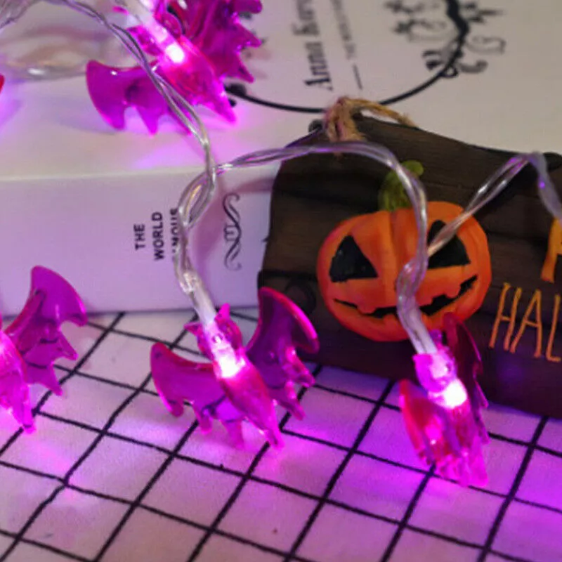 20 LED Pumpkin Halloween String Lights – Image 8