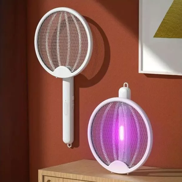 4-in-1 Foldable Electric Mosquito Killer Swatter