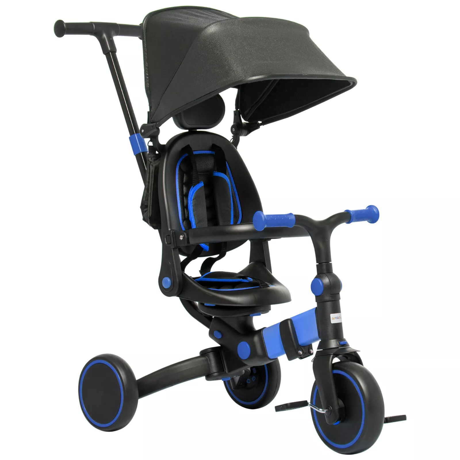 3 in 1 Kids Trike with Parent Handle Balance Bike - Image 1