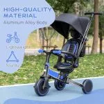 3 in 1 Kids Trike with Parent Handle Balance Bike - Image 3