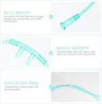6pcs High- Flow Nasal Oxygen Cannula Standard Connector - 150x1cm - immagine 6