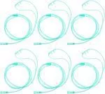 6pcs High- Flow Nasal Oxygen Cannula Standard Connector - 150x1cm