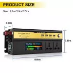 EvoPower™ 6000W Car Power Inverter Converter DC 12V to AC 240V - Imagen 7