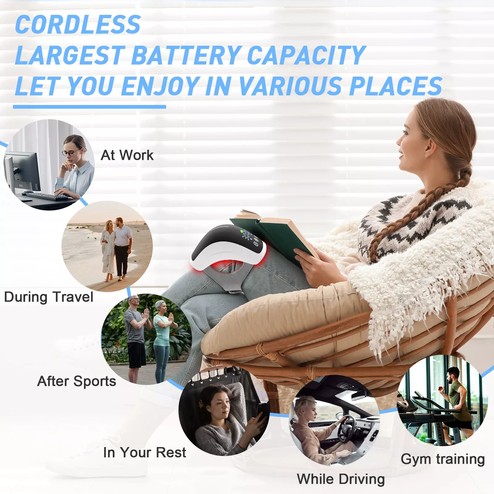 KTS Knee Massager – 3-in-1 Wireless Laser Therapy – Image 4
