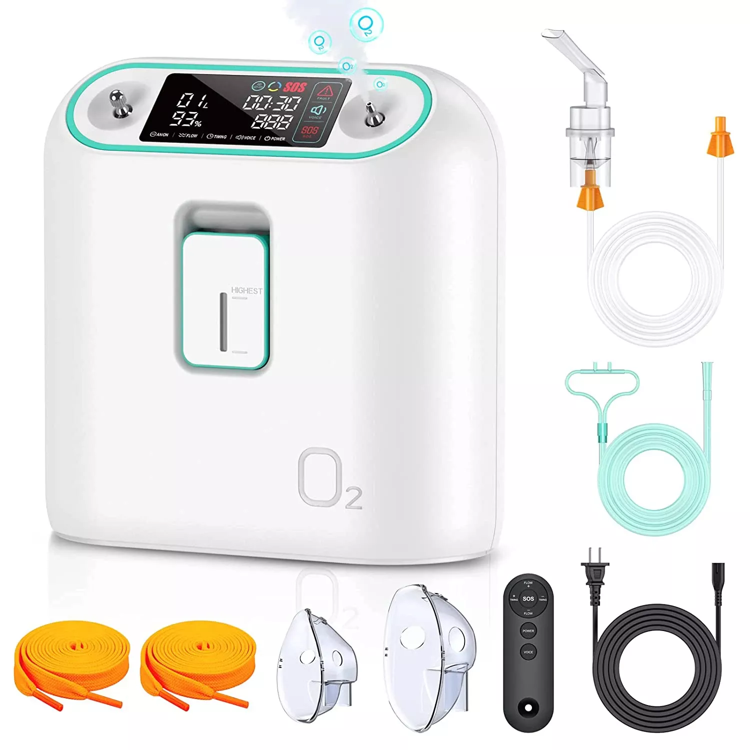 1L-8L/2-9L Oxygen Concentrator with Atomization - Image 1