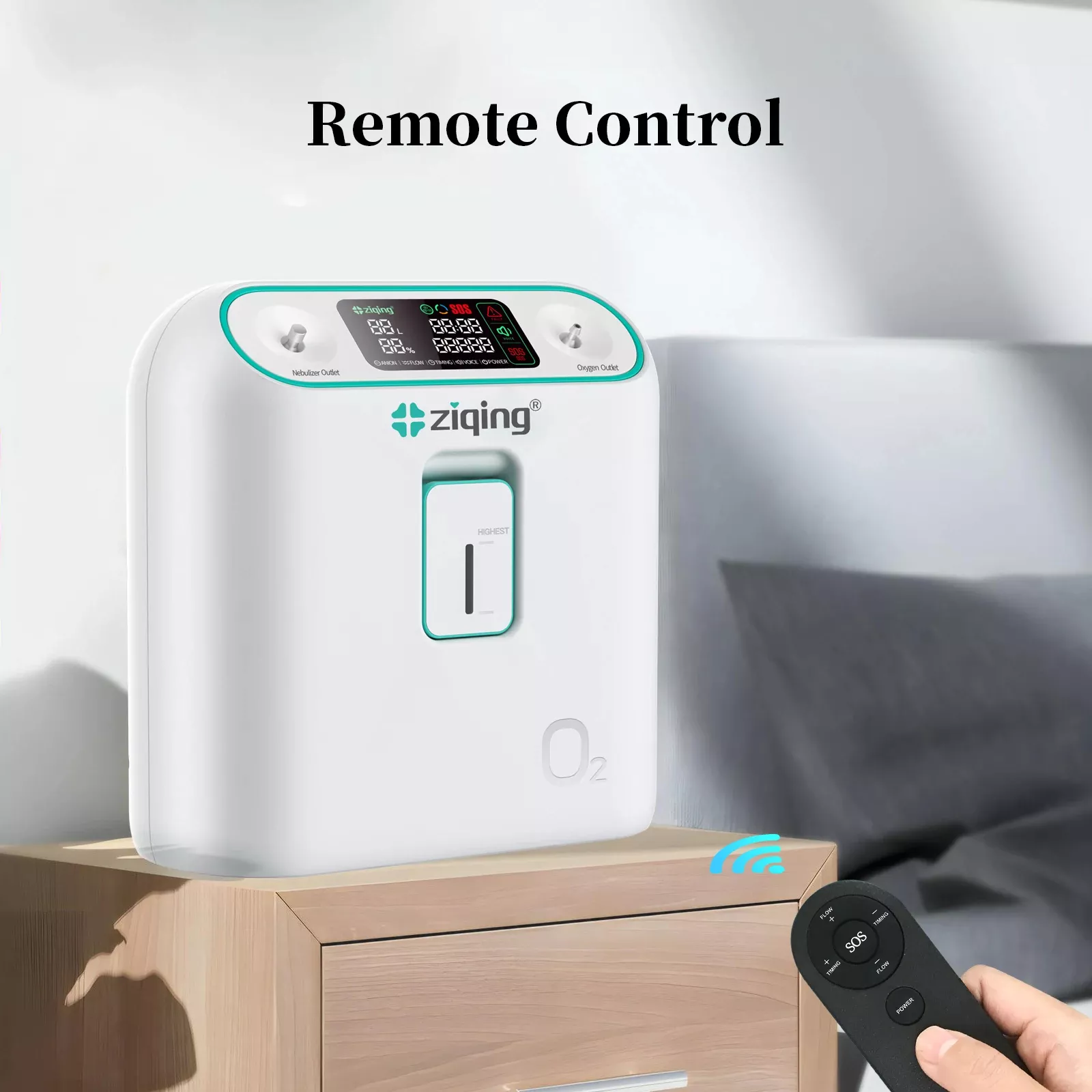 1L-8L/2-9L Oxygen Concentrator with Atomization - Image 3