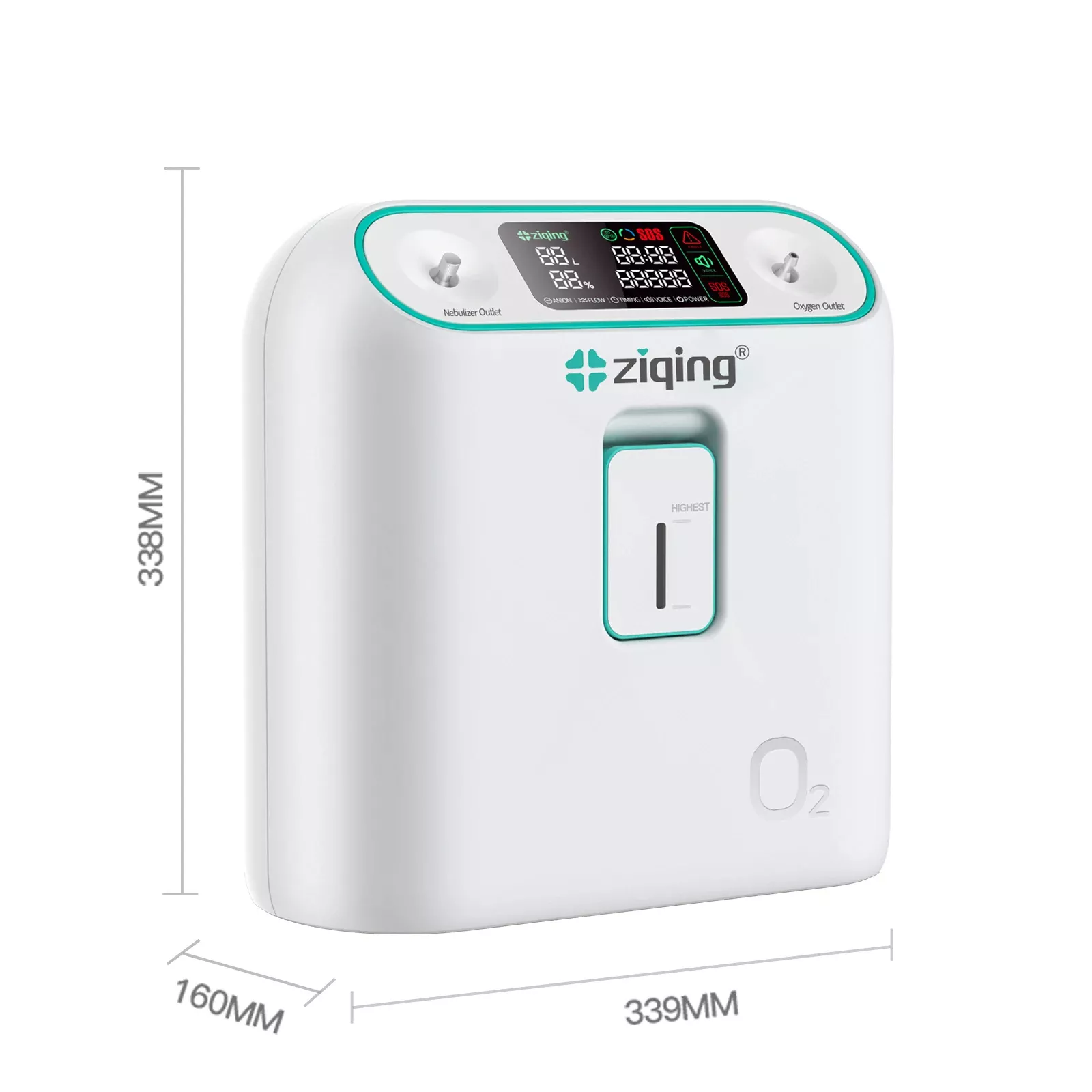 1L-8L/2-9L Oxygen Concentrator with Atomization - Image 7