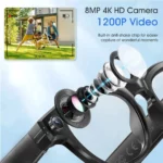 AI Smart Glasses with Camera & Voice Assistant - Imagen 3