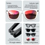 AI Smart Glasses with Camera & Voice Assistant - Imagen 9