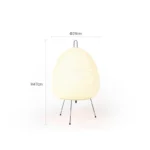 Japanese Paper table Lamp - Imagen 7